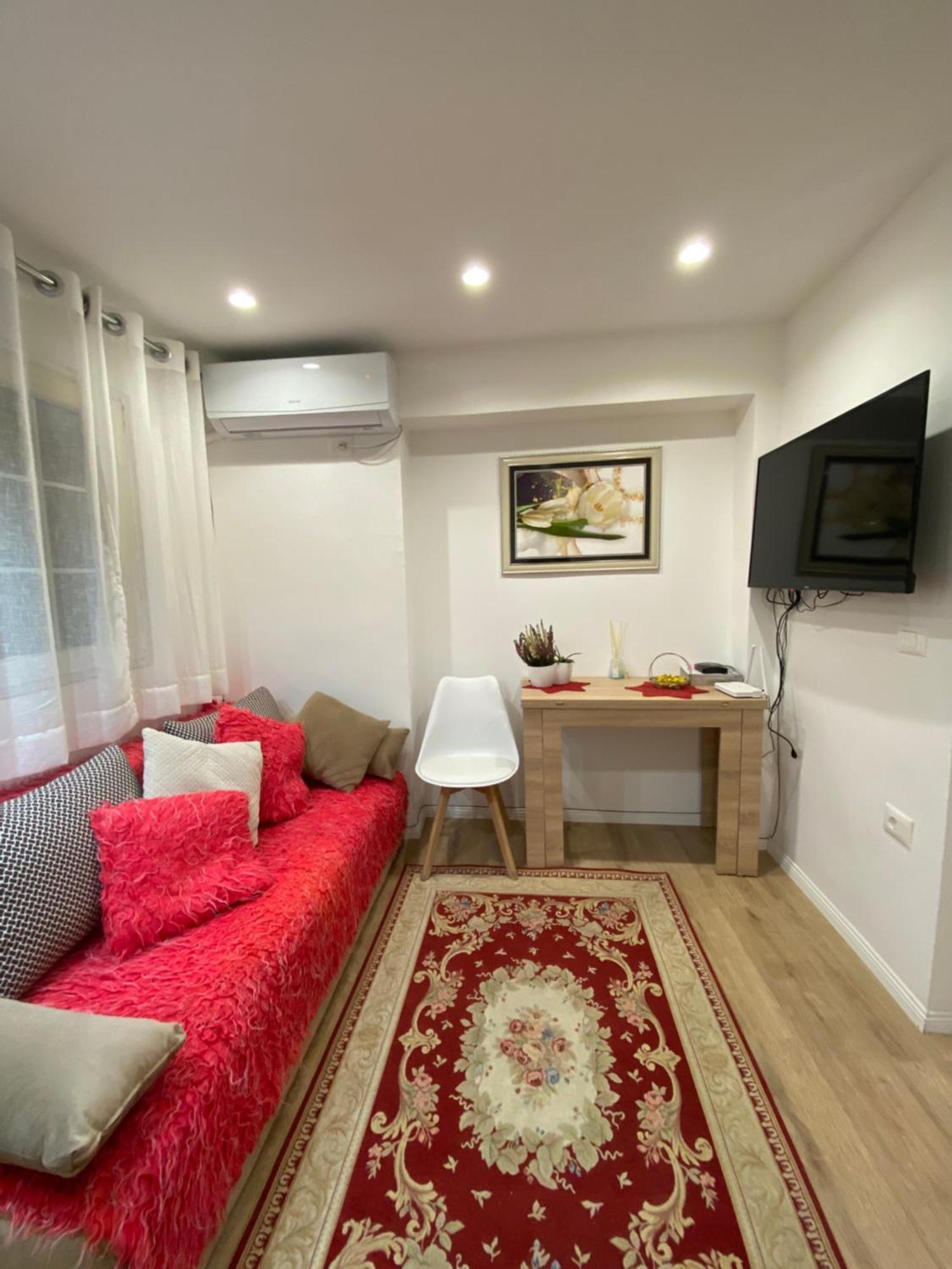 Central Welcoming Apartment In 地拉那 外观 照片